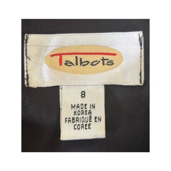 Talbots black lace blazer, 8, timeless, elegant, romantic, feminine, Parisian - Picture 5 of 6